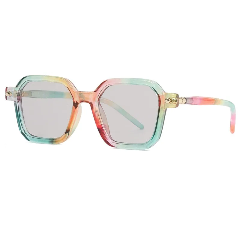 Fashion Retro Designer Square Sunglasses For Women Men