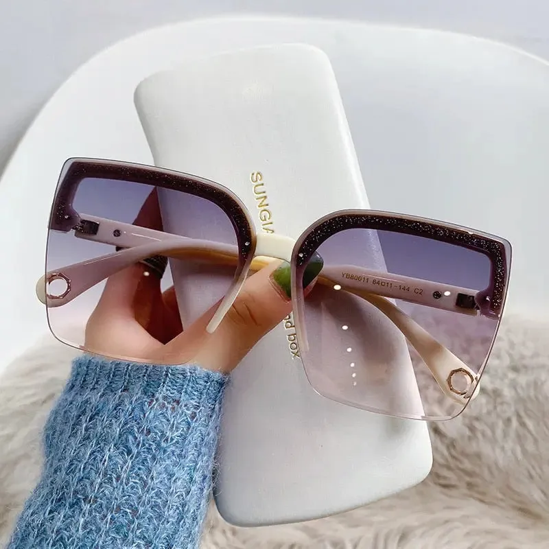 Fashion Rimless Sunglasses