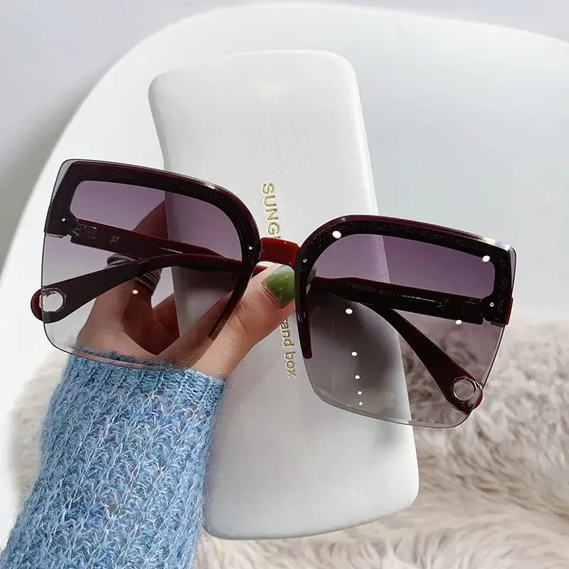 Fashion Rimless Sunglasses