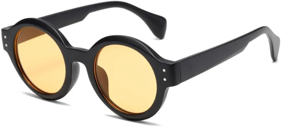 Fashion Round Sunglasses Women Men Retro Sun Glasses Vintage Trendy Small Frame Shades Eyewear Uv400
