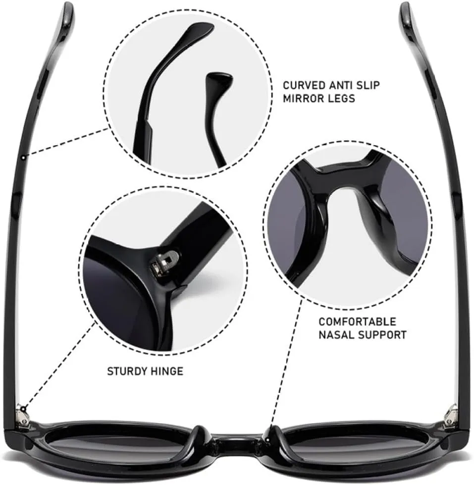 Fashion Round Sunglasses Women Men Retro Sun Glasses Vintage Trendy Small Frame Shades Eyewear Uv400