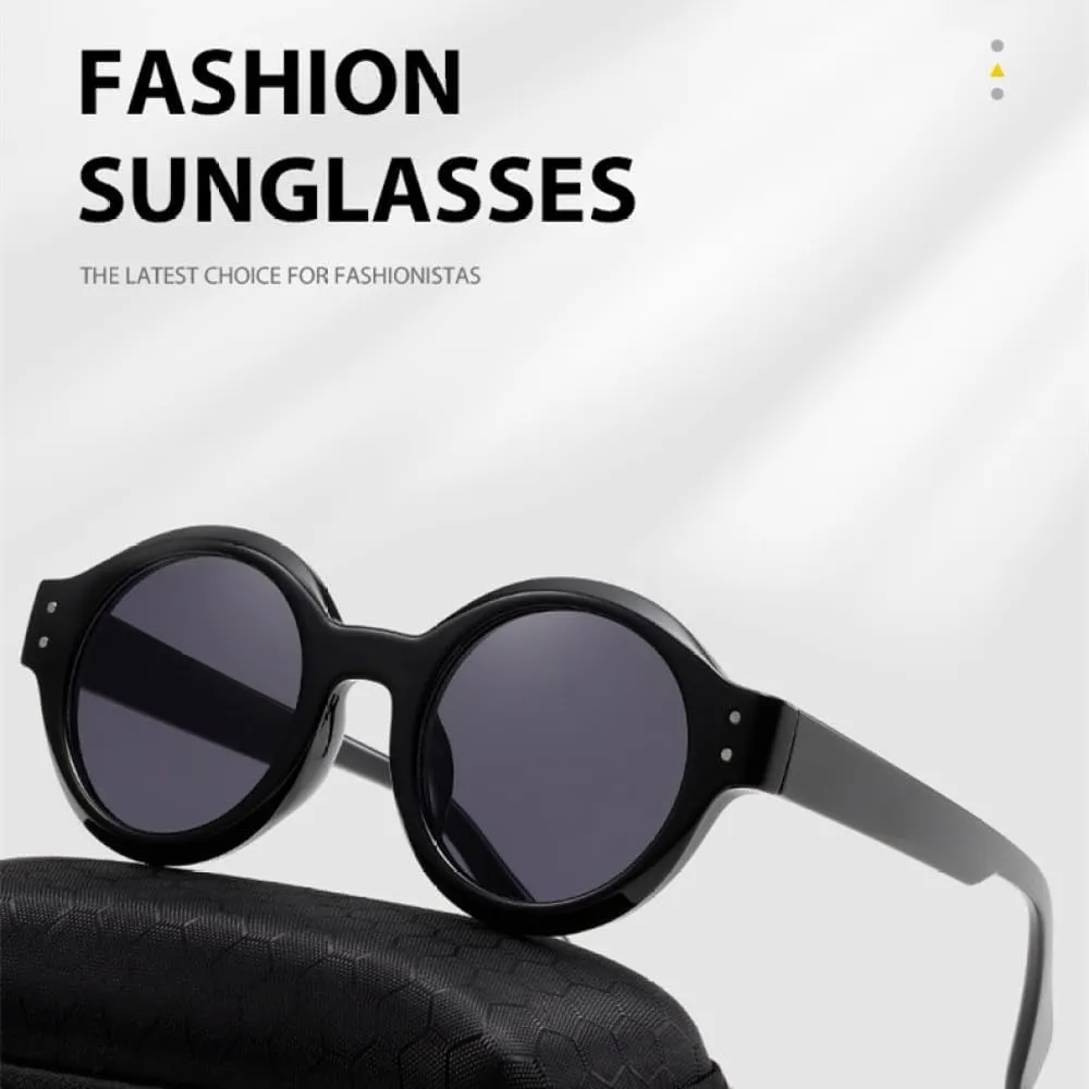 Fashion Round Sunglasses Women Men Retro Sun Glasses Vintage Trendy Small Frame Shades Eyewear Uv400