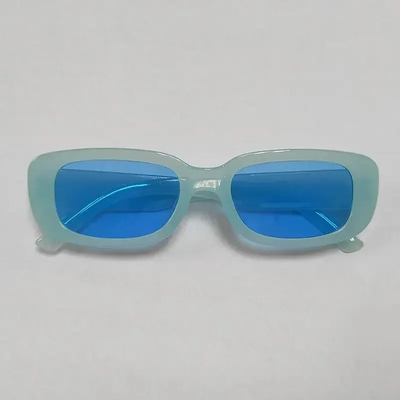 Fashion Sunglasses Classic Retro Square Glasses Women Vintage Eyewear Travel Small Rectangle Anti-Glare Sun Glasses