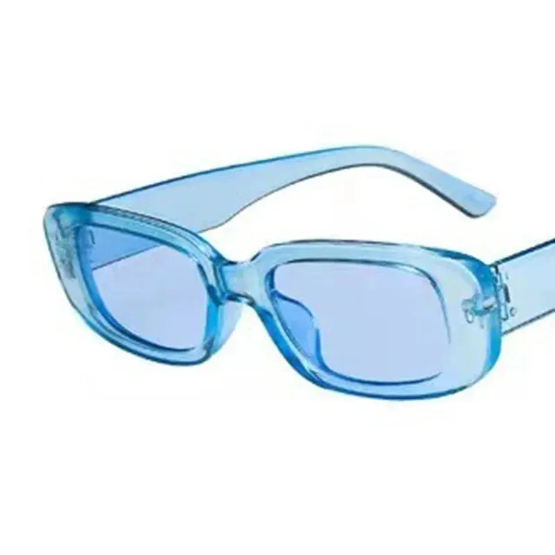Fashion Sunglasses Classic Retro Square Glasses Women Vintage Eyewear Travel Small Rectangle Anti-Glare Sun Glasses