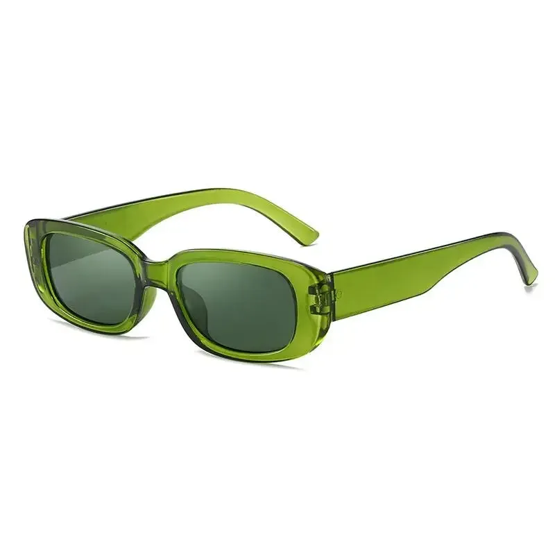 Fashion Sunglasses Classic Retro Square Glasses Women Vintage Eyewear Travel Small Rectangle Anti-Glare Sun Glasses