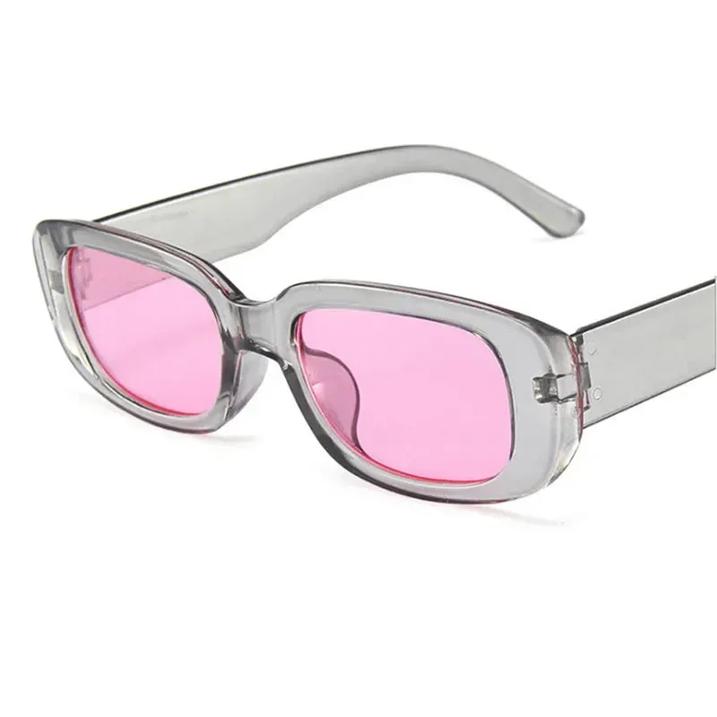Fashion Sunglasses Classic Retro Square Glasses Women Vintage Eyewear Travel Small Rectangle Anti-Glare Sun Glasses