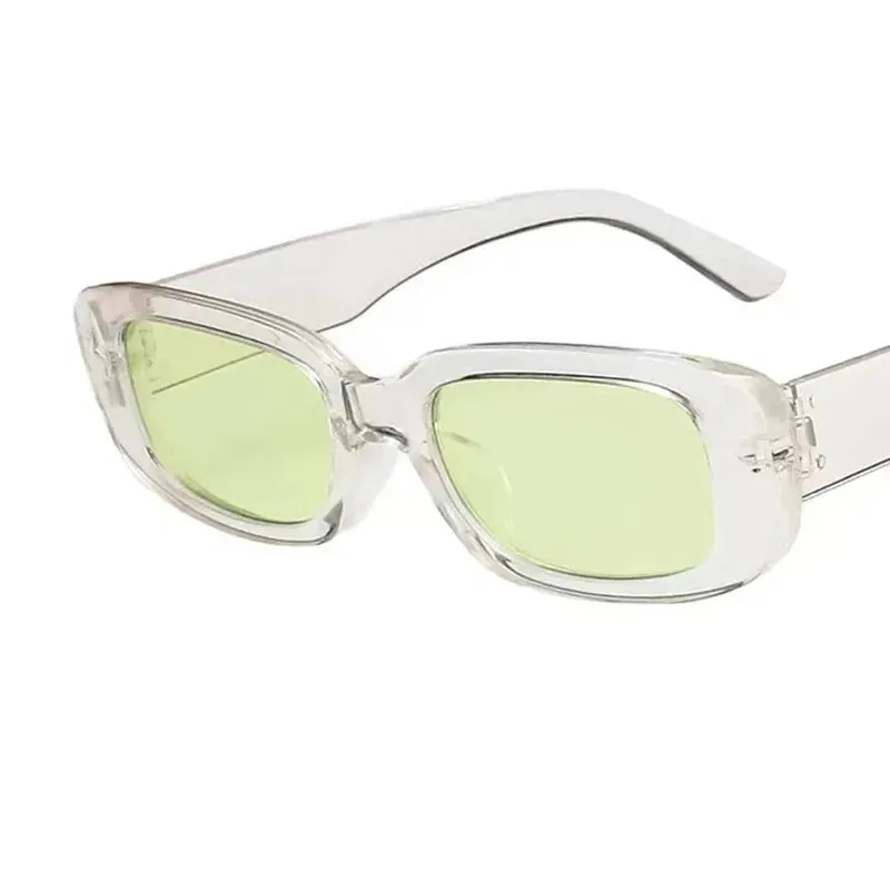 Fashion Sunglasses Classic Retro Square Glasses Women Vintage Eyewear Travel Small Rectangle Anti-Glare Sun Glasses