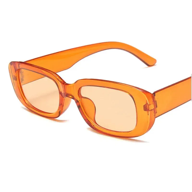 Fashion Sunglasses Classic Retro Square Glasses Women Vintage Eyewear Travel Small Rectangle Anti-Glare Sun Glasses