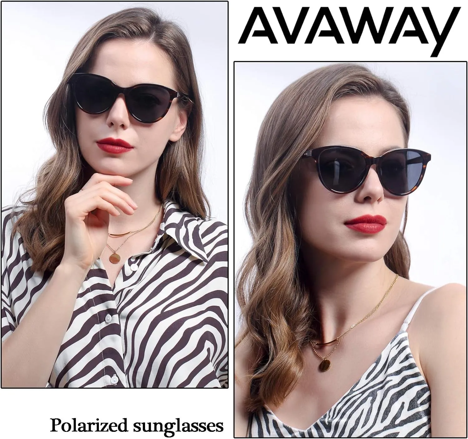 Fashion Sunglasses for Women Polarised UV Protection Ladies Eyewear for Photography Wandern Travelling Driving,Category 3