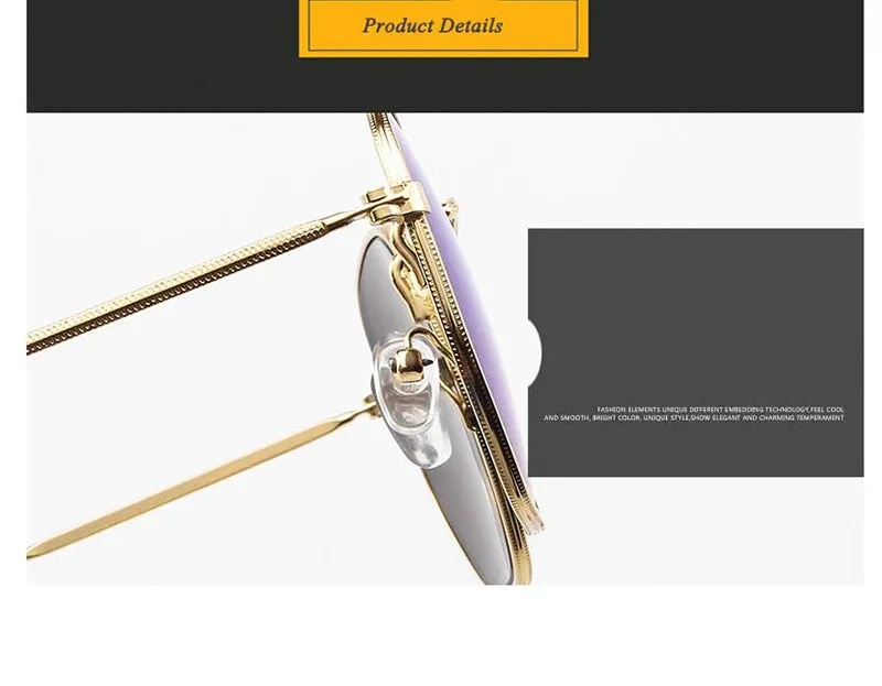 Fashion Sunglasses Women Brand Designer Small Frame Polygon Clear Lens Men Vintage Sun Glasses Hexagon Metal