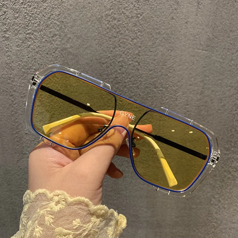 Fashion Trend Square Gradients Sun Glasses