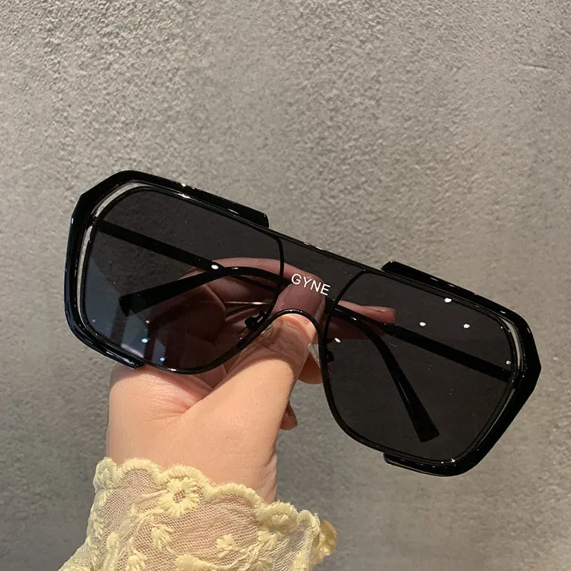 Fashion Trend Square Gradients Sun Glasses