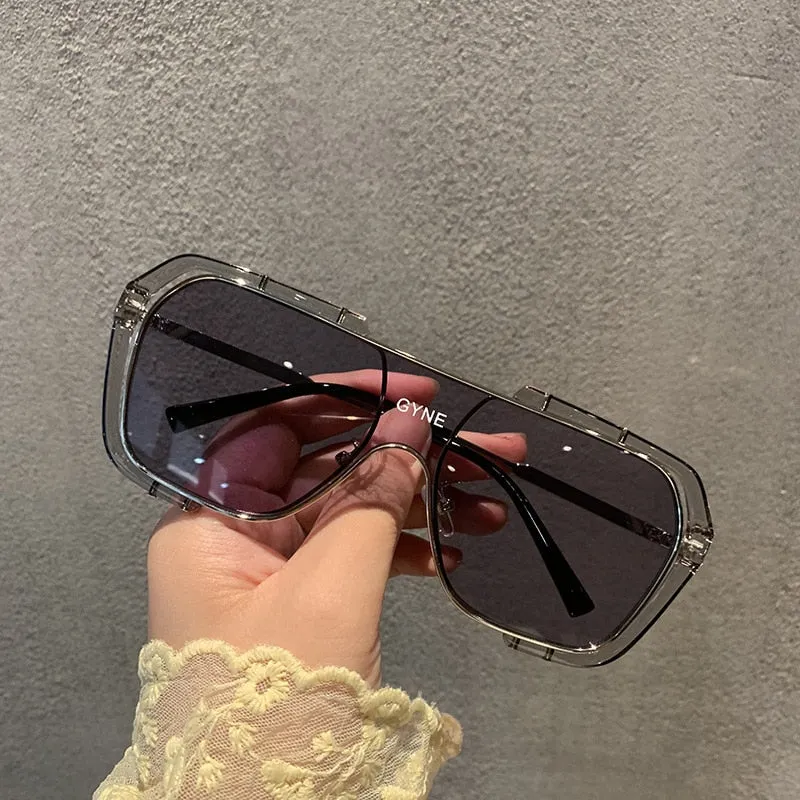 Fashion Trend Square Gradients Sun Glasses