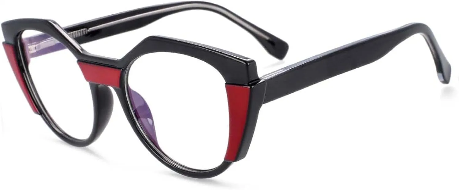 Femal Cat Eye Glasses Women Plastic Titanium Fashion