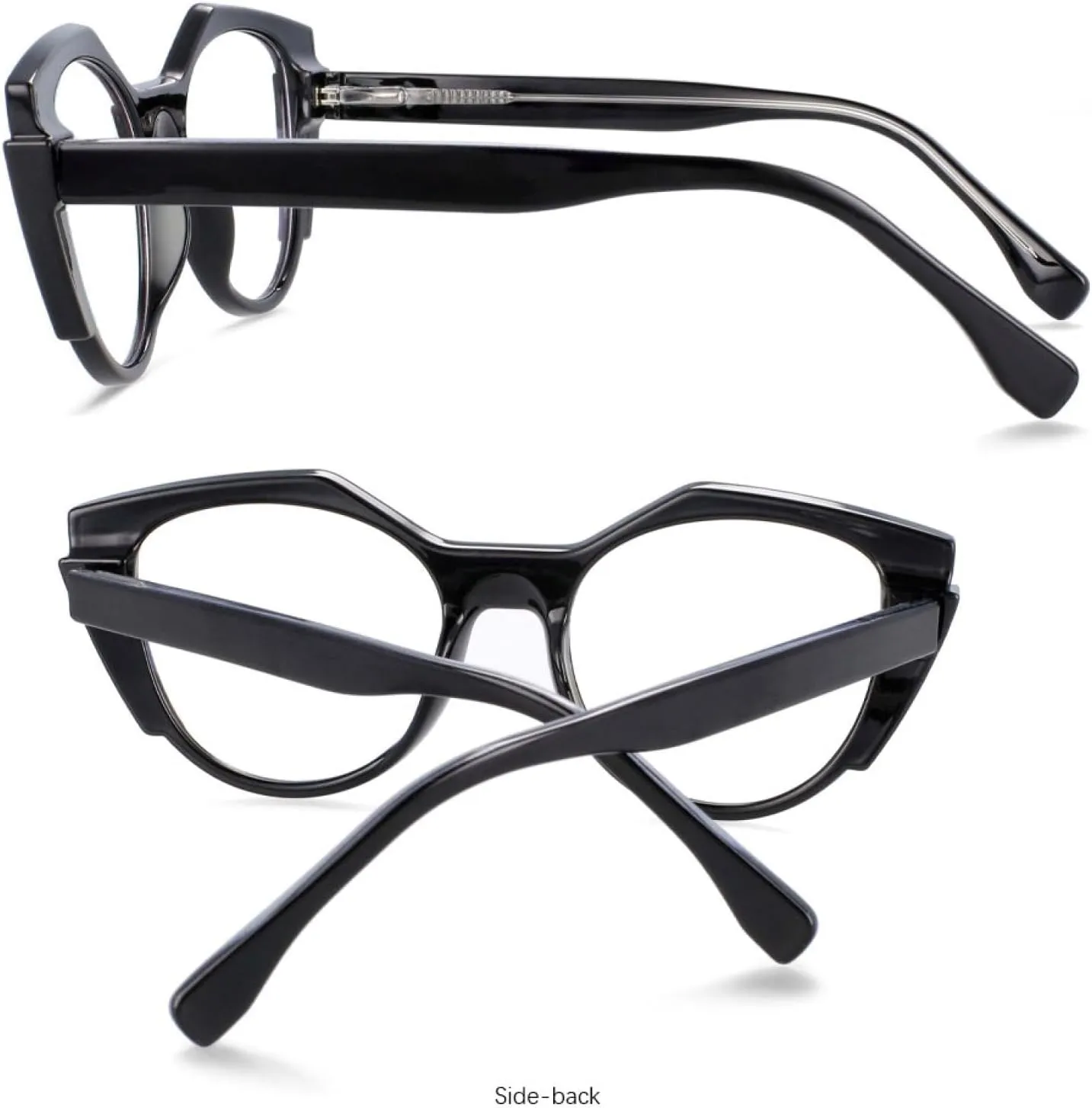 Femal Cat Eye Glasses Women Plastic Titanium Fashion