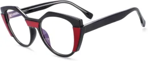 Femal Cat Eye Glasses Women Plastic Titanium Fashion