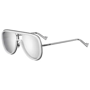 Fendi Men's Sunglasses - Silver Lens Metal Frame | FFM0068-S-00BK-DC-57-19-145