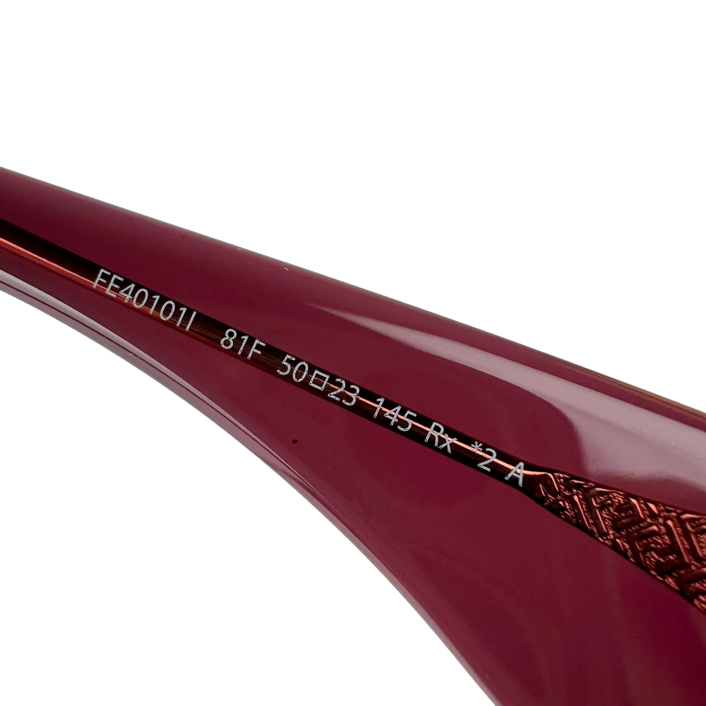 Fendi Roma Oversized Square Frame Purple Acetate Sunglasses