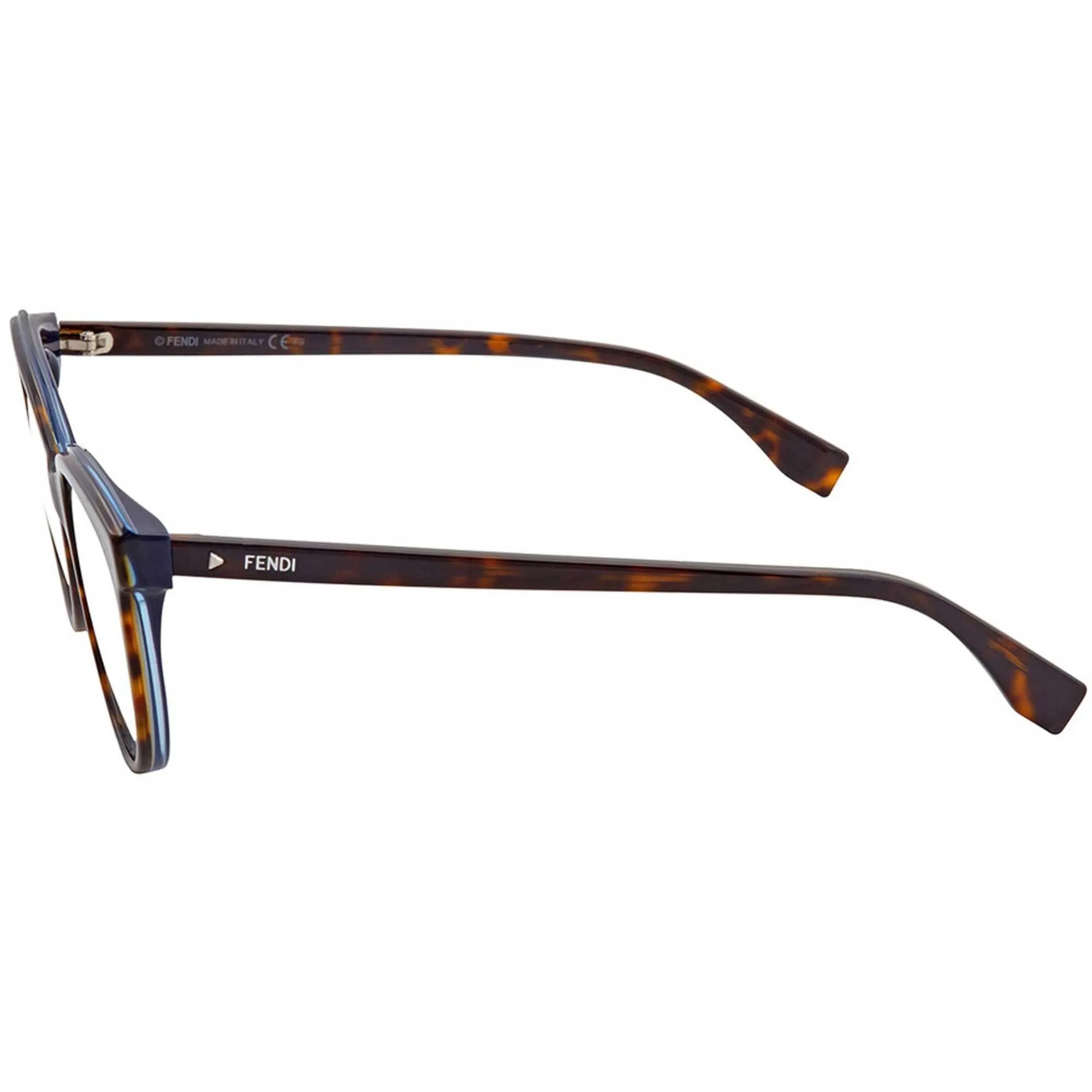 Fendi Women's Eyeglasses - Dark Havana Plastic Cat Eye Frame | FENDI FF0254 086