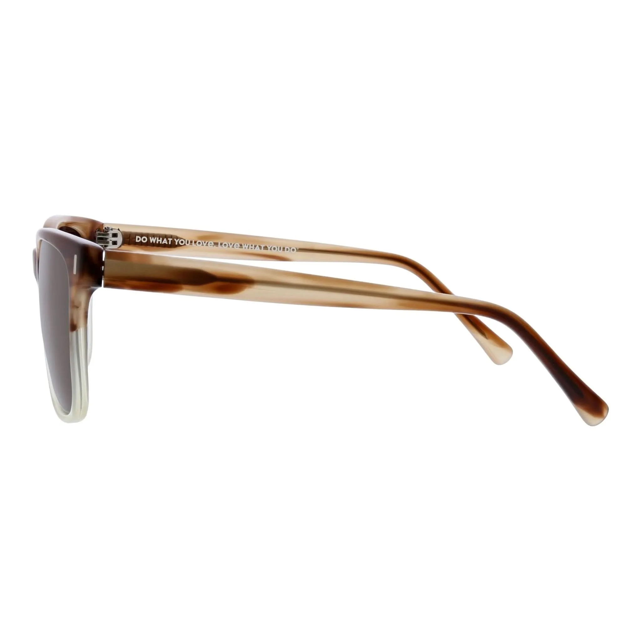 Flamenco: Brown Horn Sunglasses