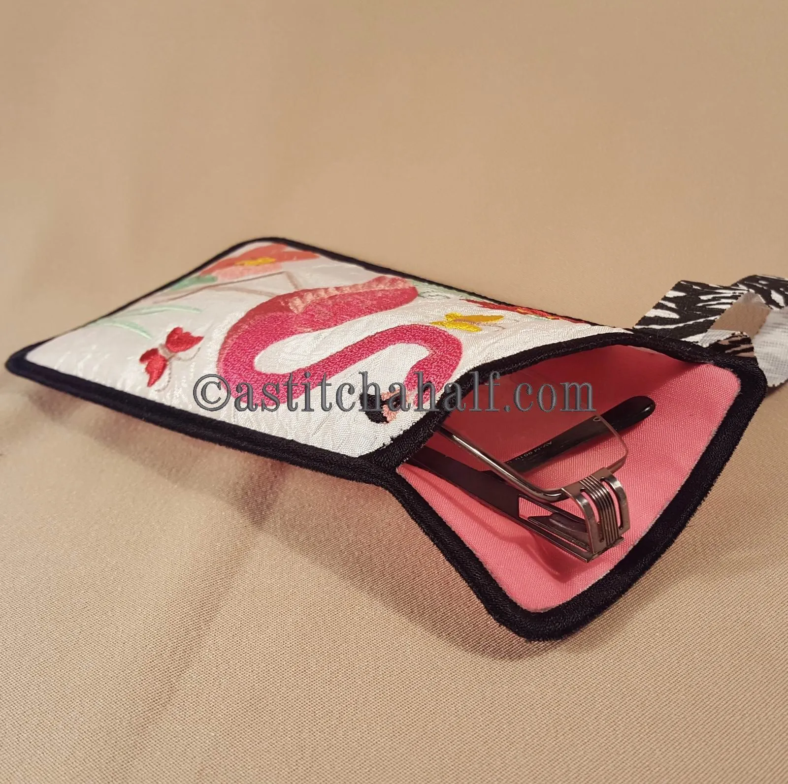 Flamingo Eyeglass Case