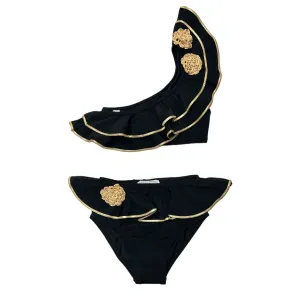 FLEUR RUFFLE TWO PIECE BIKINI