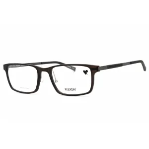 Flexon Men's Eyeglasses - Dark Grey Acetate Rectangular Frame | FLEXON EP8008 033
