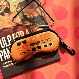 Frames - Vintage Eyeglasses Design Neoprene Glasses Case
