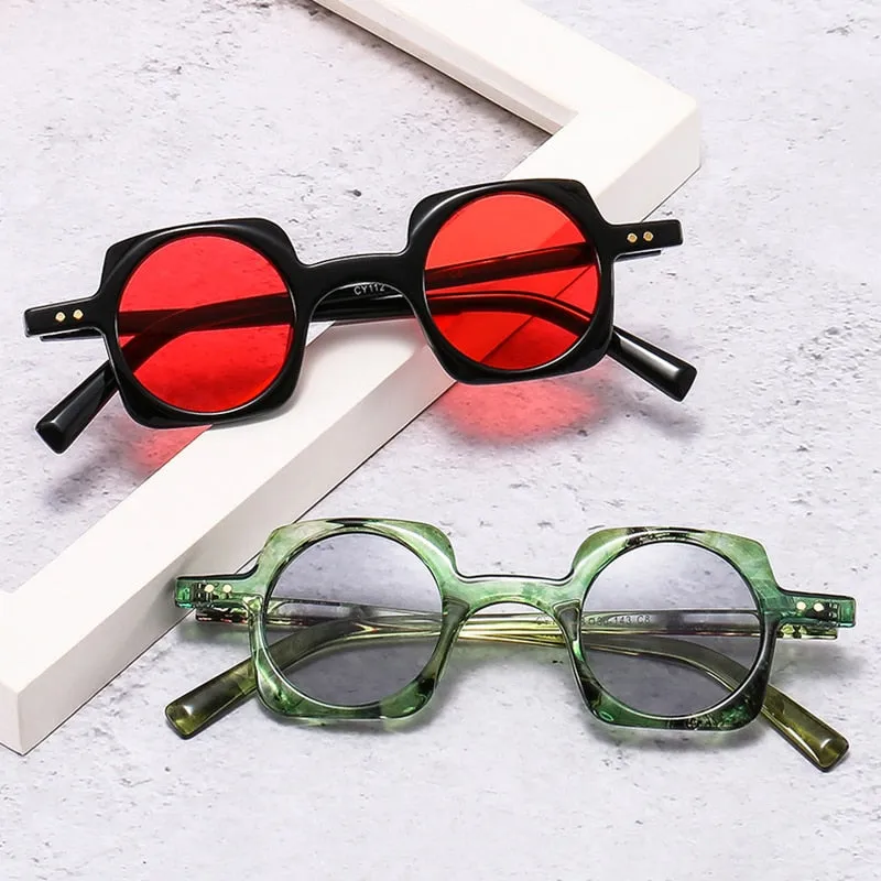 Funky Retro Small Square Round Sunglasses (   more colors)