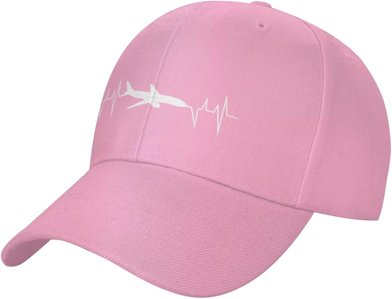 Funny-Flying-Airplane-Airline-Pilot-Heartbeat-Gifts Baseball Hats for Women Black Snapback Hat Baseball Cap Dad Hats