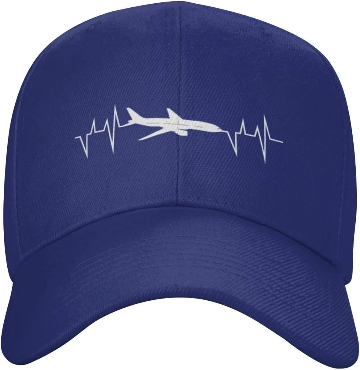 Funny-Flying-Airplane-Airline-Pilot-Heartbeat-Gifts Baseball Hats for Women Black Snapback Hat Baseball Cap Dad Hats