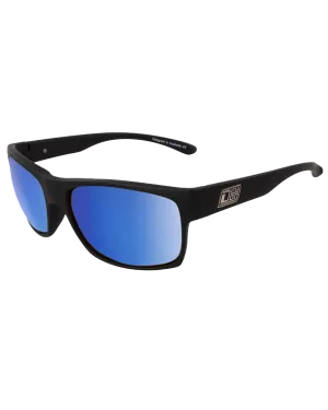 Furnace Polarised Sunglasses in Black/Grey & Blue Mirror