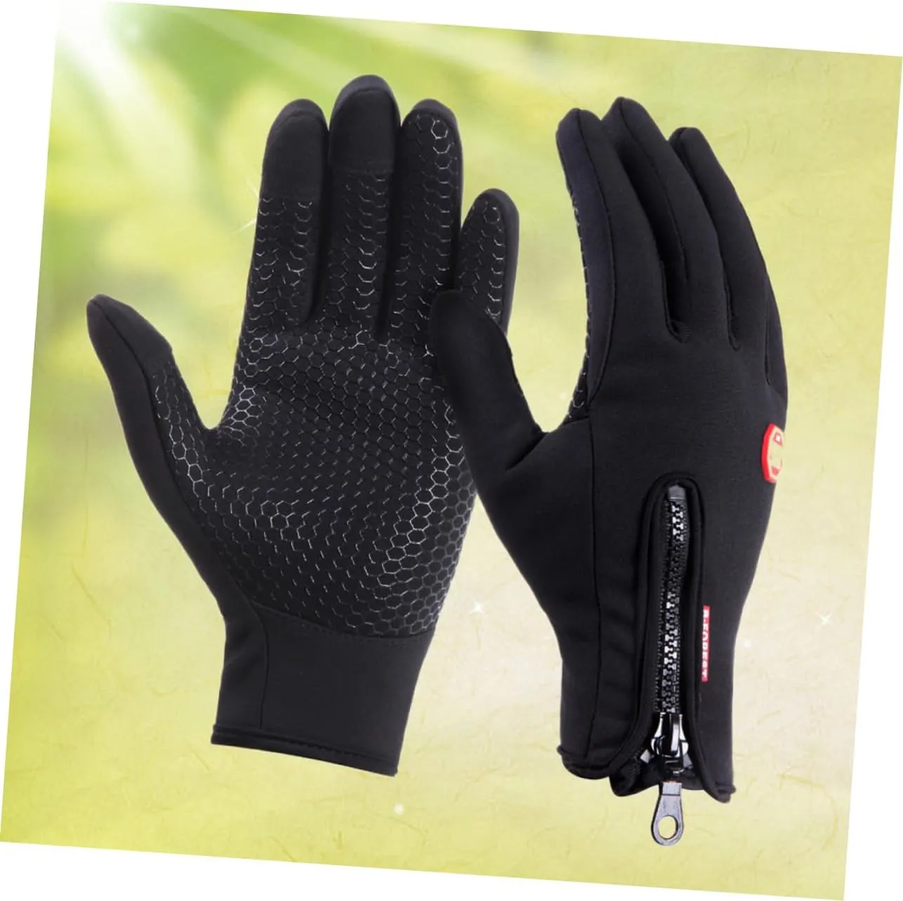 GANAZONO Windproof Gloves Anti-Slip Gloves Touchscreen Gloves Sports Gloves Cold Weather Gloves