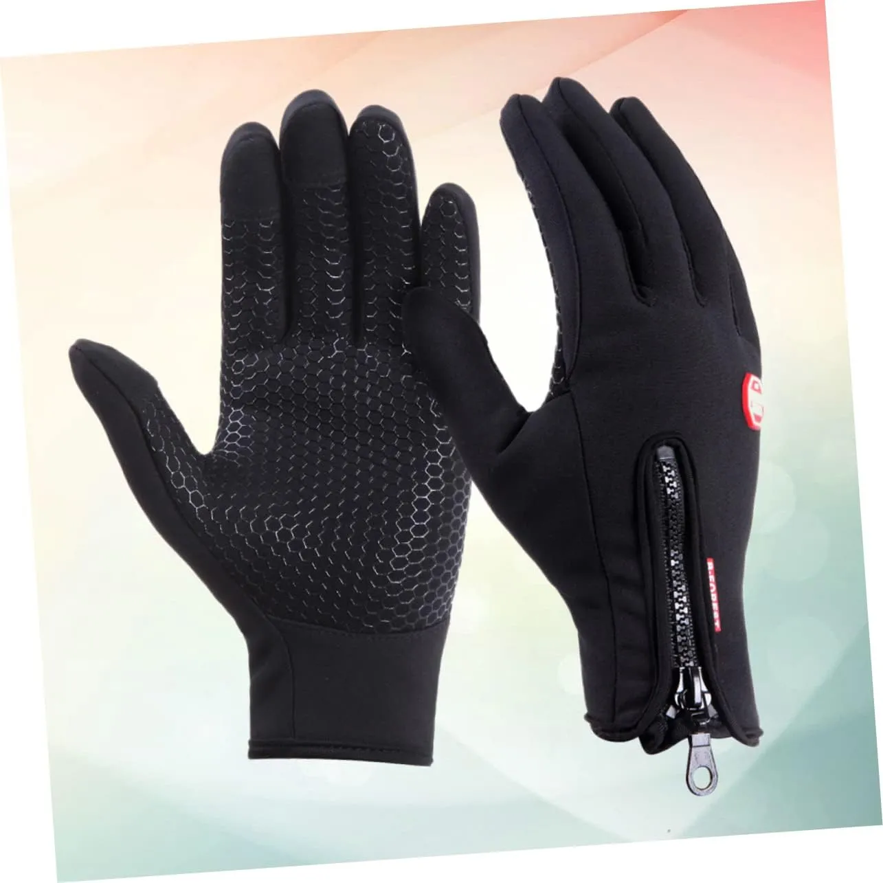 GANAZONO Windproof Gloves Anti-Slip Gloves Touchscreen Gloves Sports Gloves Cold Weather Gloves