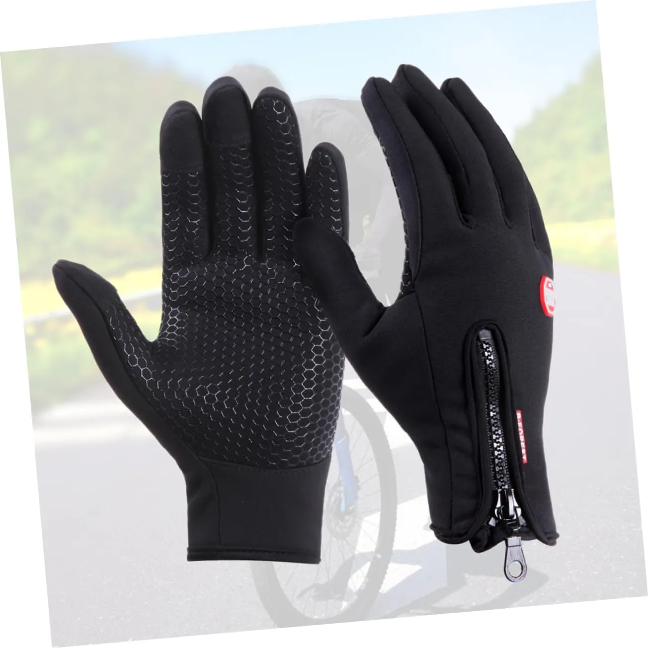 GANAZONO Windproof Gloves Anti-Slip Gloves Touchscreen Gloves Sports Gloves Cold Weather Gloves