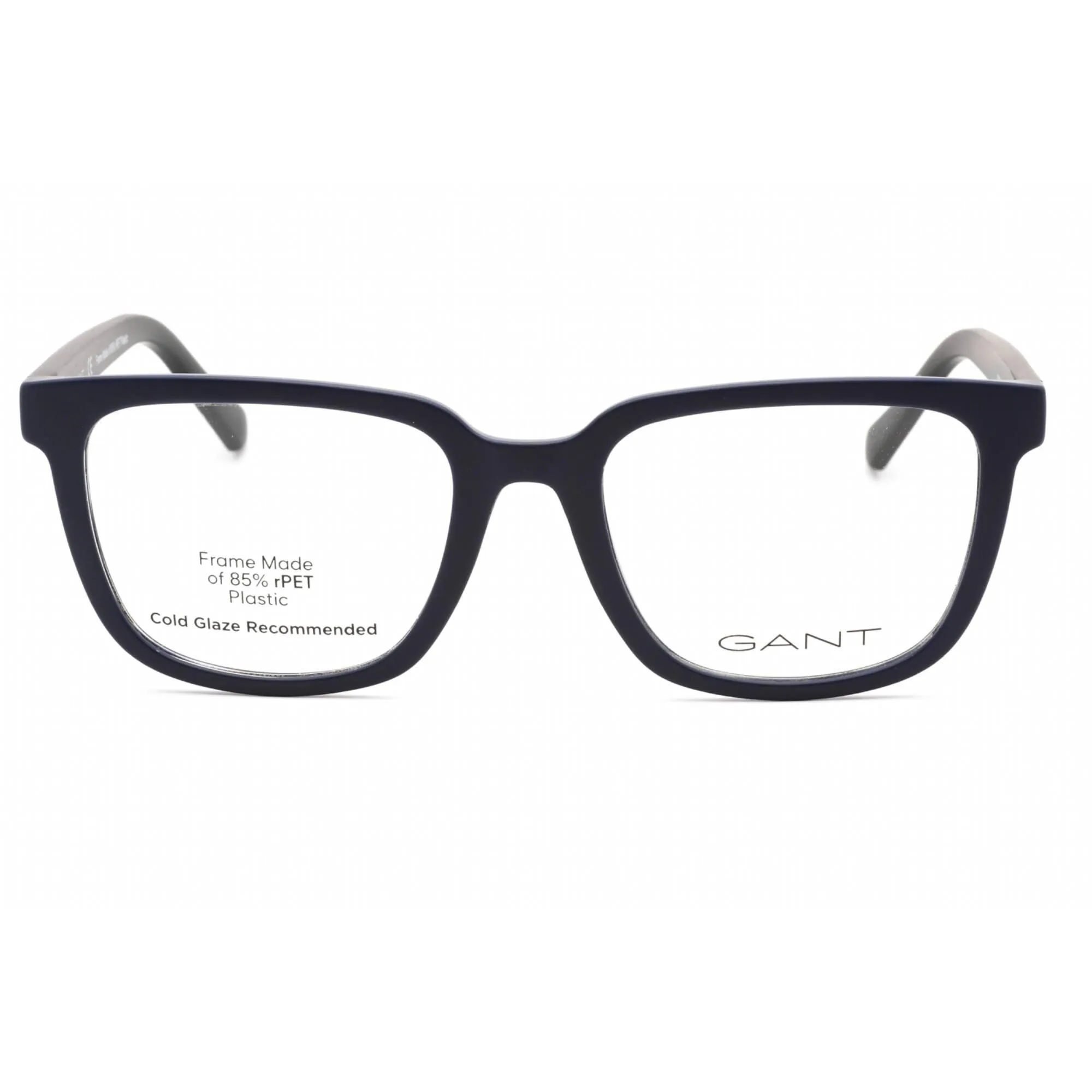 Gant Men's Eyeglasses - Matte Blue Plastic Full Rim Rectangular Frame | GA3277 091