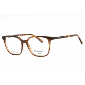 Gant Women's Eyeglasses - Dark Havana Plastic Cat Eye Full Rim Frame | GA4150 052