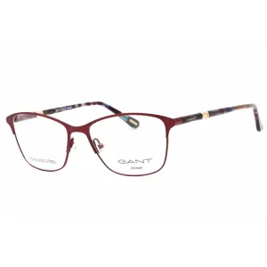 Gant Women's Eyeglasses - Matte Violet Metal Full Rim Rectangular Frame | GA4081 082