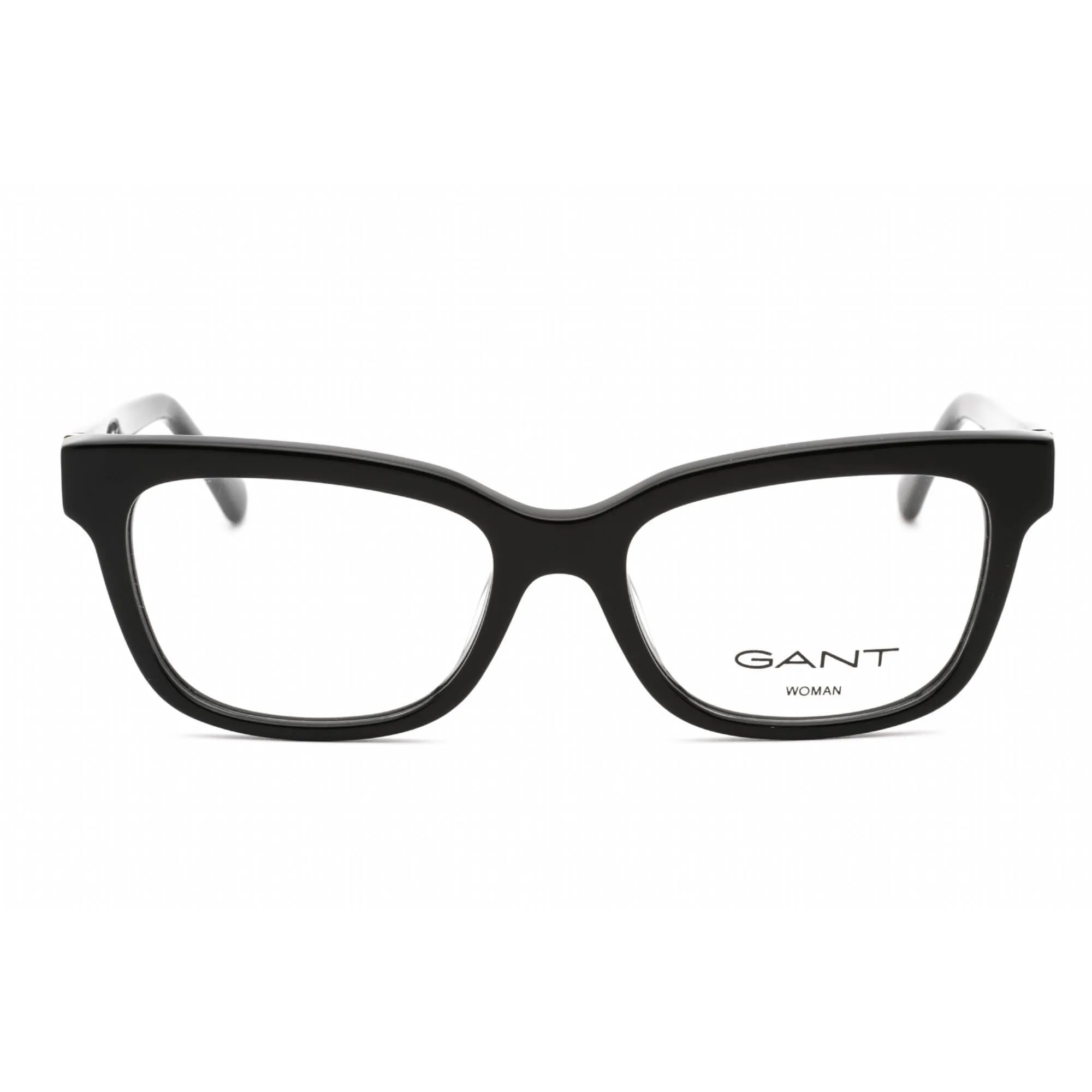 Gant Women's Eyeglasses - Shiny Black Plastic Full Rim Rectangular Frame | GA4140 001