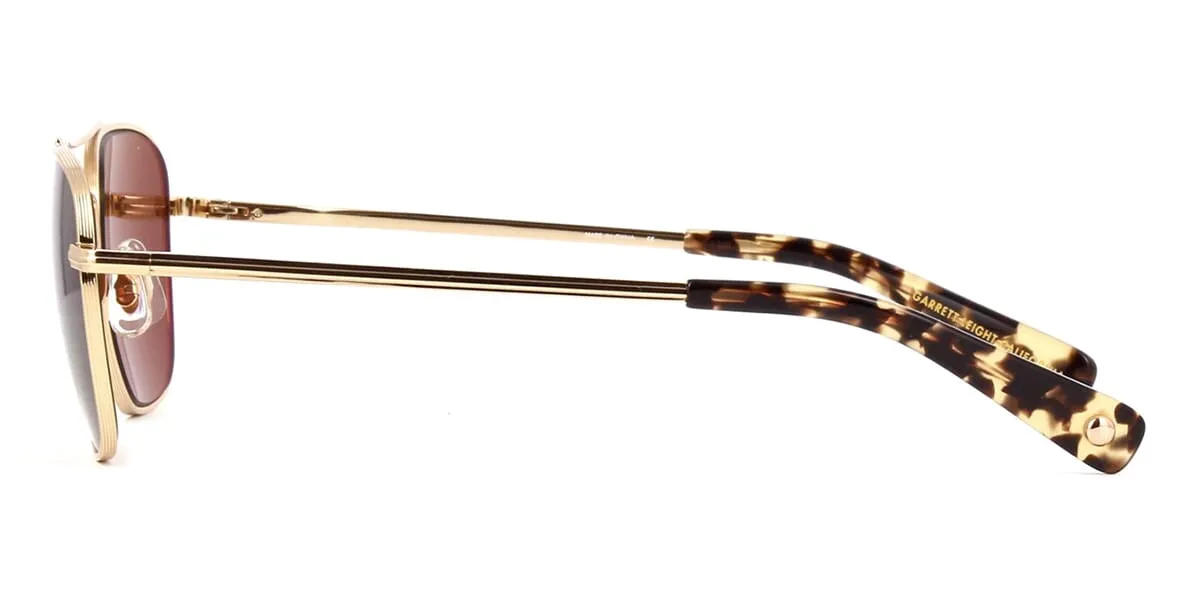 Garrett Leight Harbor 4063 G-YT/BRNSUV