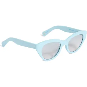 Garrett Leight Women's Sunglasses - Powder Blue Cat Eye Frame | DOTTIE POBLU/SFFOG