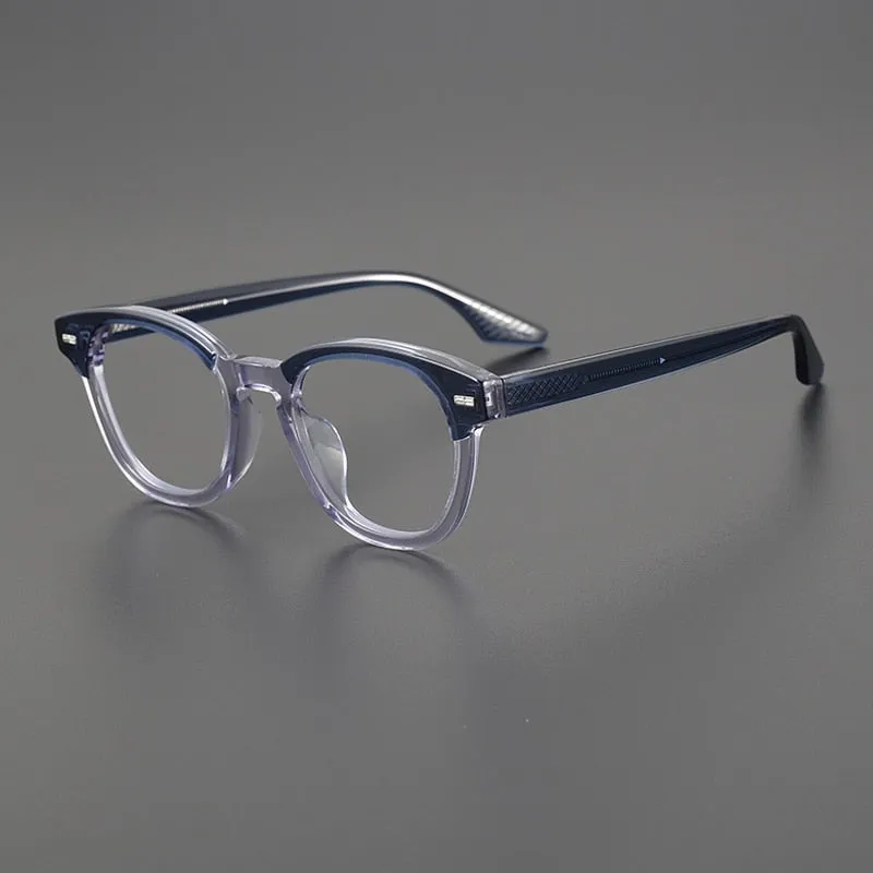 Gatenac Unisex Full Rim Square Acetate Eyeglasses Gxyj1113