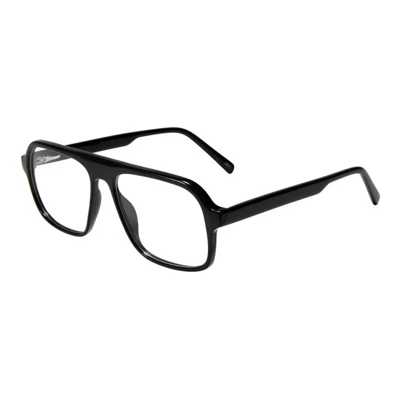 Gatenac Unisex Full Rim Square Acetate Eyeglasses Gxyj1133