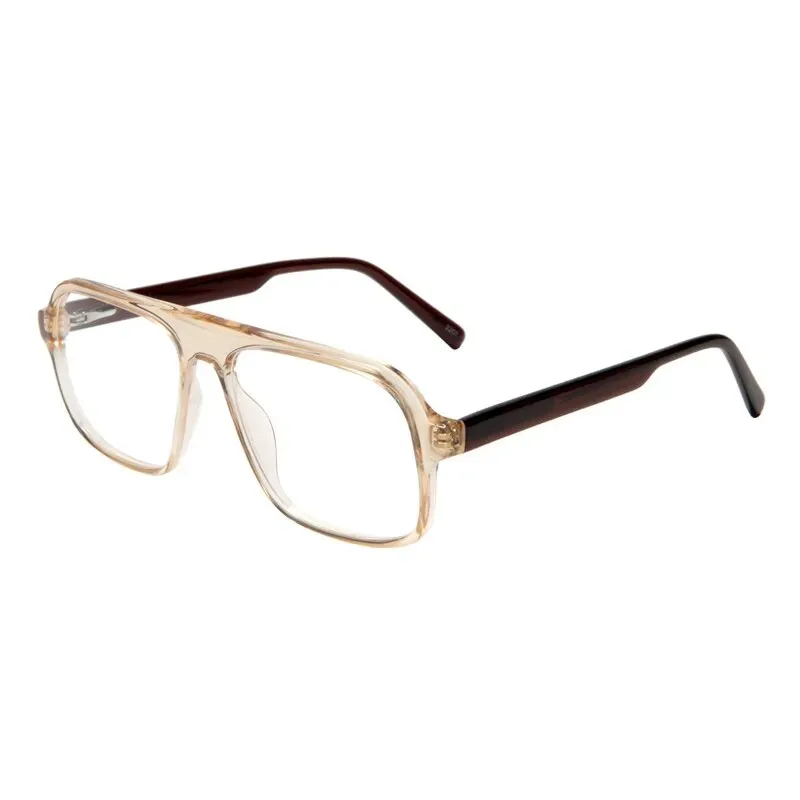 Gatenac Unisex Full Rim Square Acetate Eyeglasses Gxyj1133