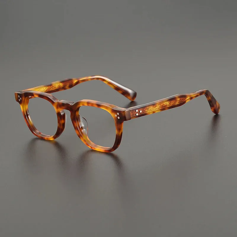 Gatenac Unisex Full Rim Square Acetate Eyeglasses Gxyj1165
