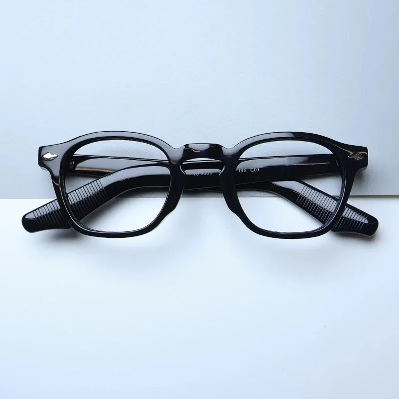 Gatenac Unisex Full Rim Square Acetate Eyeglasses Gxyj1453
