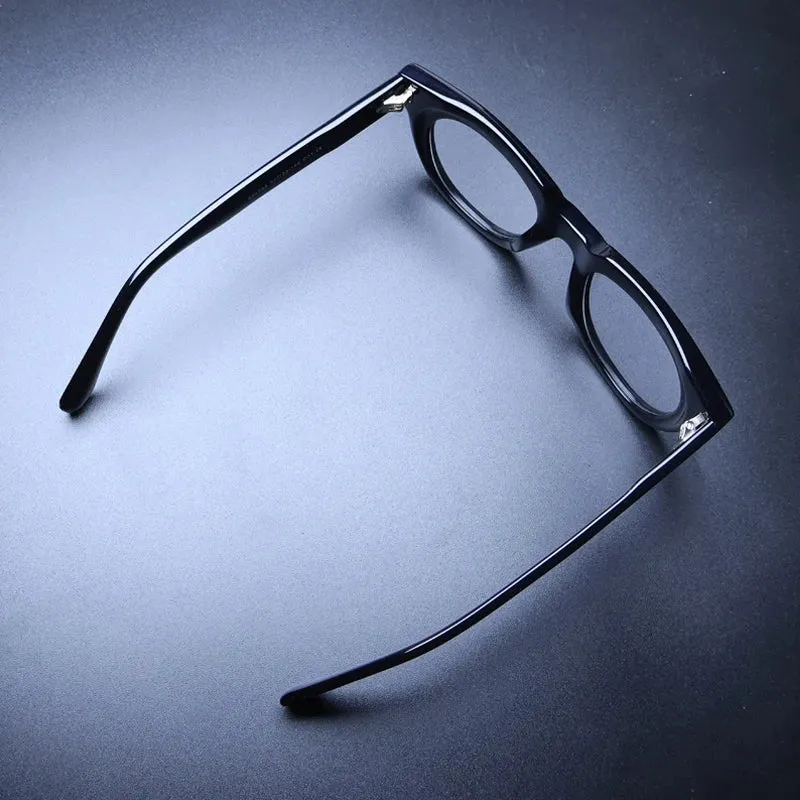 Gatenac Unisex Full Rim Square Acetate Eyeglasses Gxyj1470