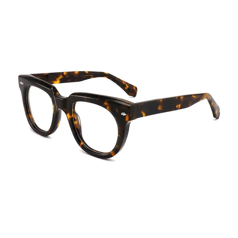 Gatenac Unisex Full Rim Square Acetate Eyeglasses Gxyj1470