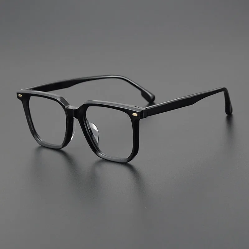 Gatenac Unisex Full Rim Square Acetate EyeglassesGxyj1094