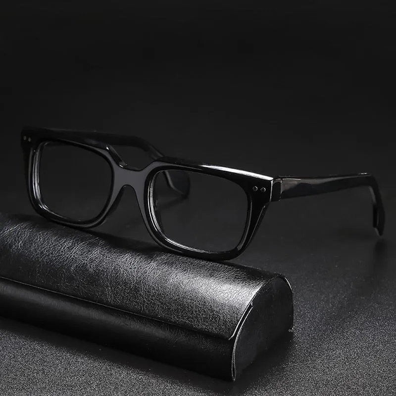 Gatenac Unisex Full Rim Square Acetate Frame Eyeglasses Gxyj724
